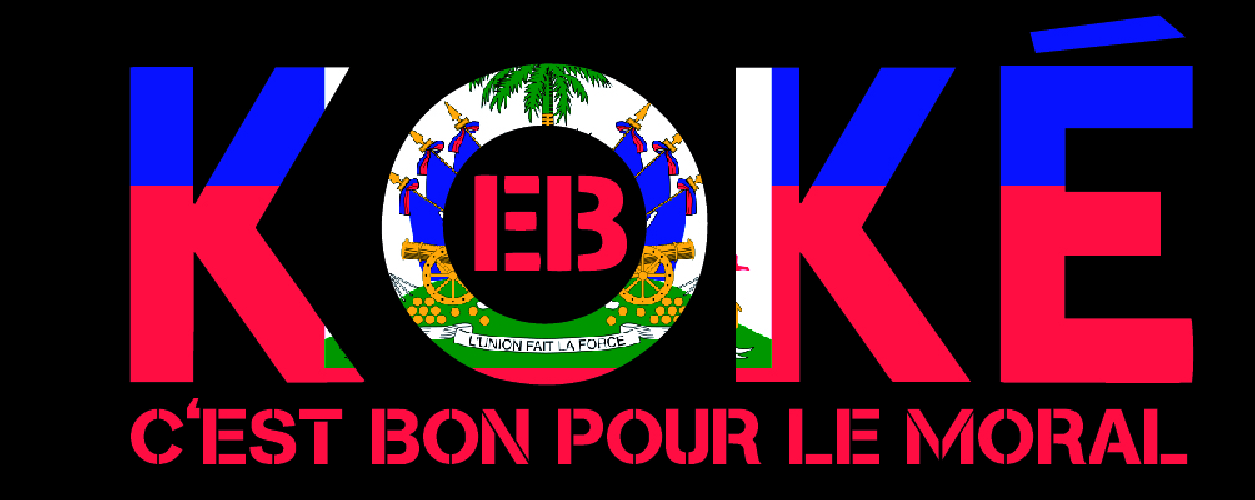 T-Shirt KOKÉ Homme logo sérigraphié motif Haïti coton biologique