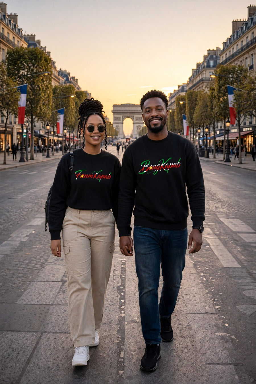 BougKapab - couple en look assorti FANM KAPAB x BougKapab